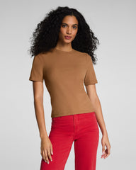SPANX® Ribbed Knit Crewneck Tee | Maplewood
