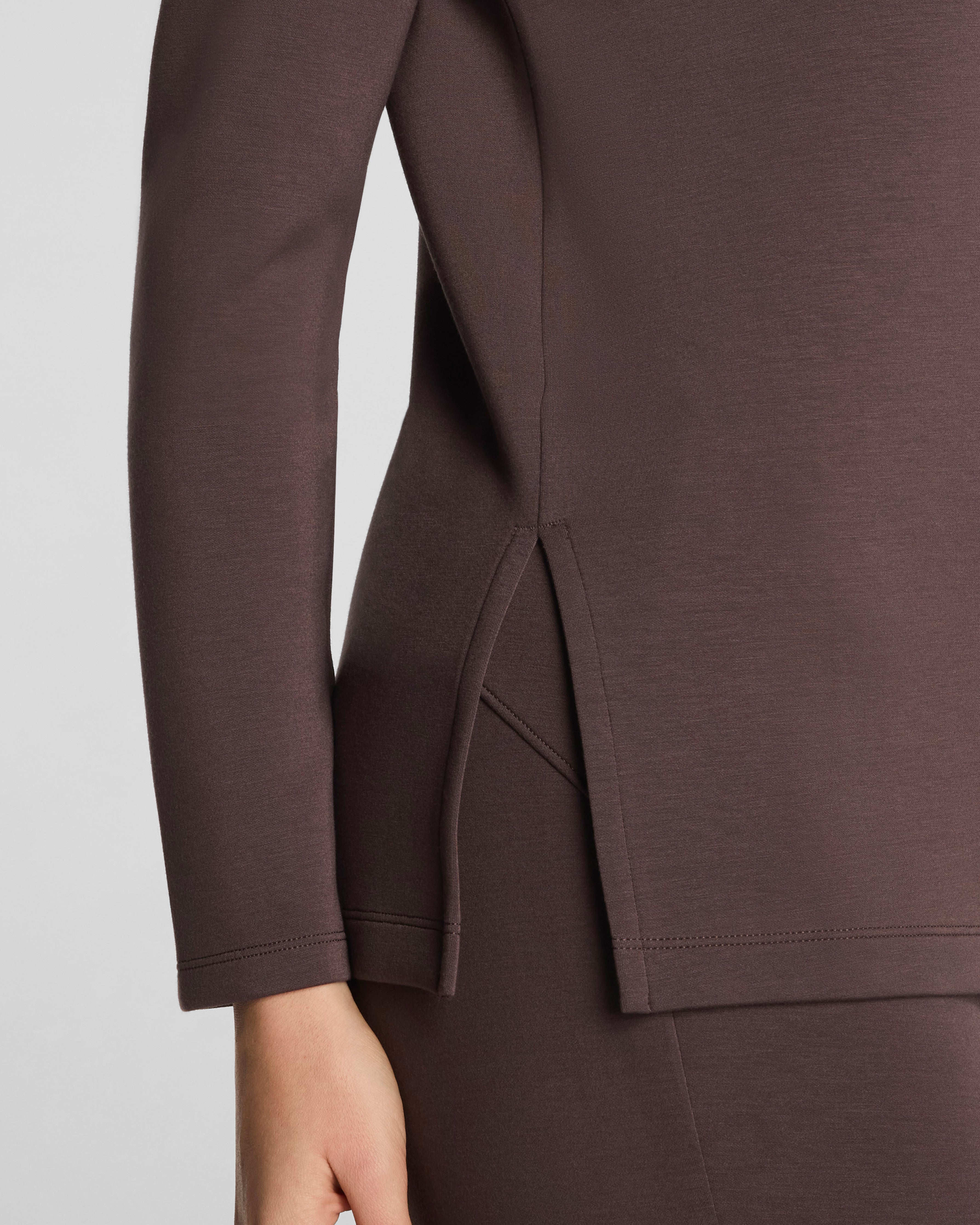 SPANX AirEssentials® Boatneck Tunic | Dark Cacao