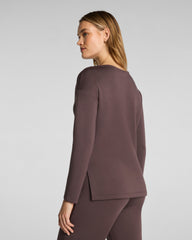 SPANX AirEssentials® Boatneck Tunic | Dark Cacao