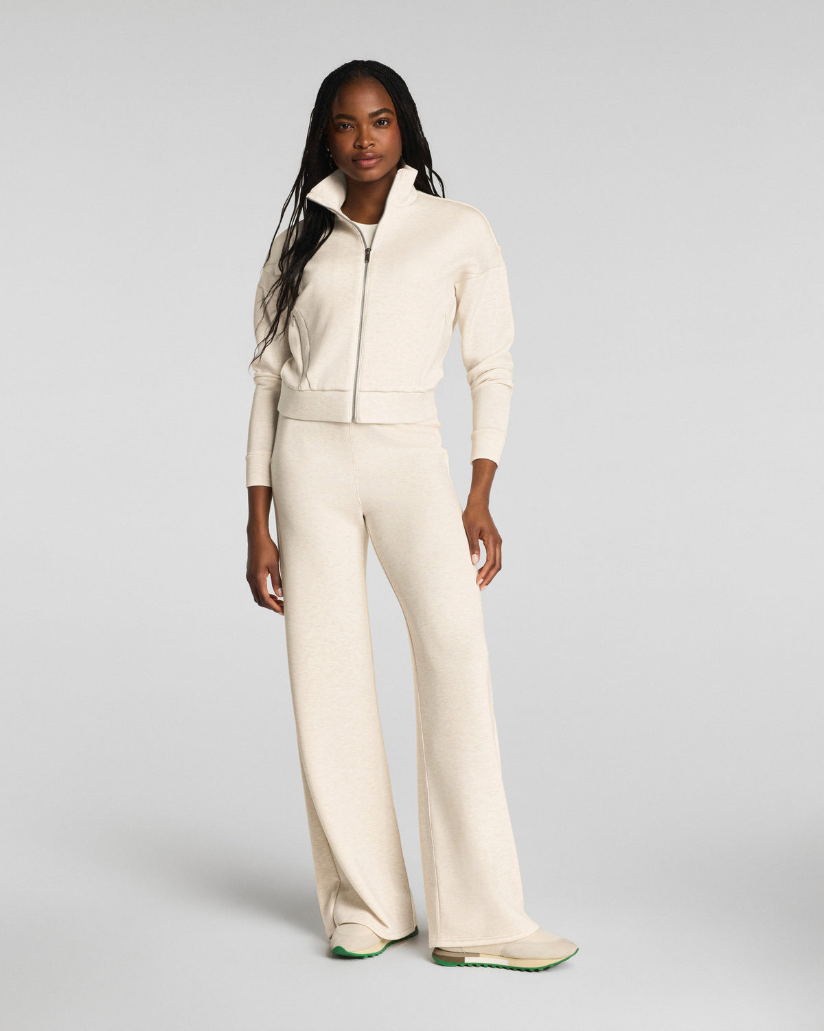 SPANX AirEssentials® Wide Leg Pant | Oatmeal Heather