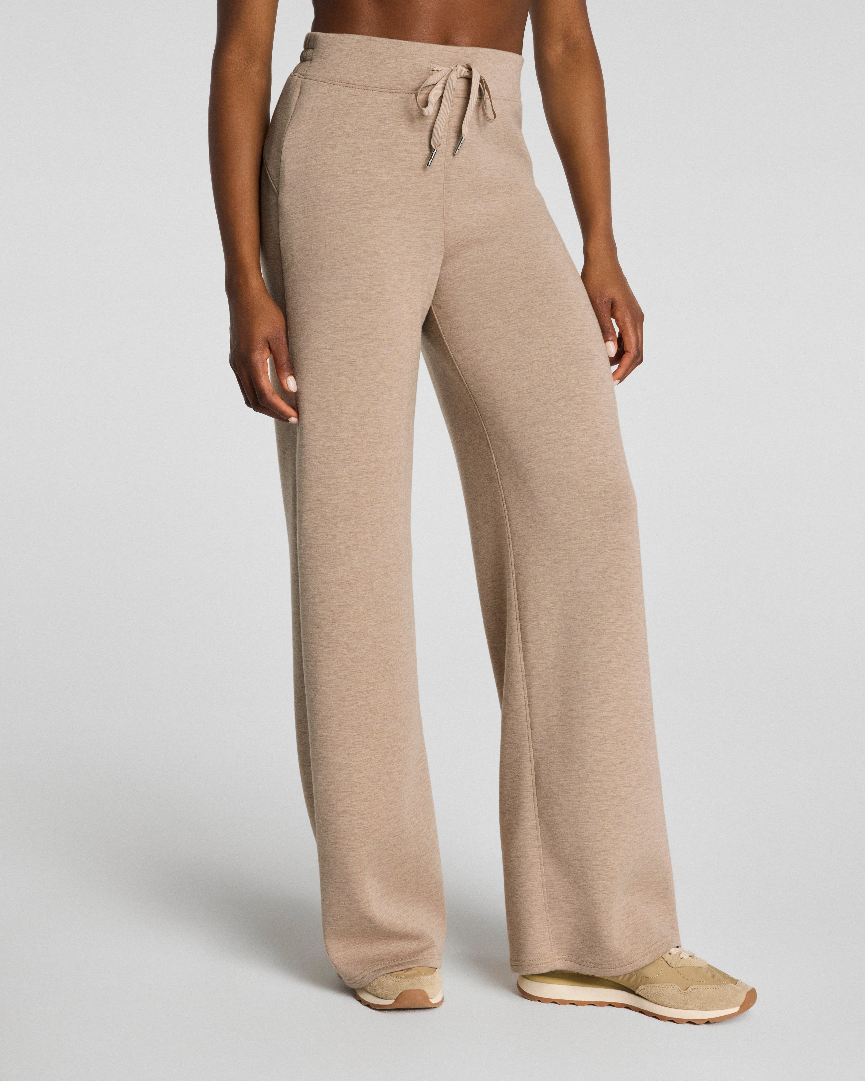 SPANX AirEssentials® Wide Leg Pant | Dune Heather