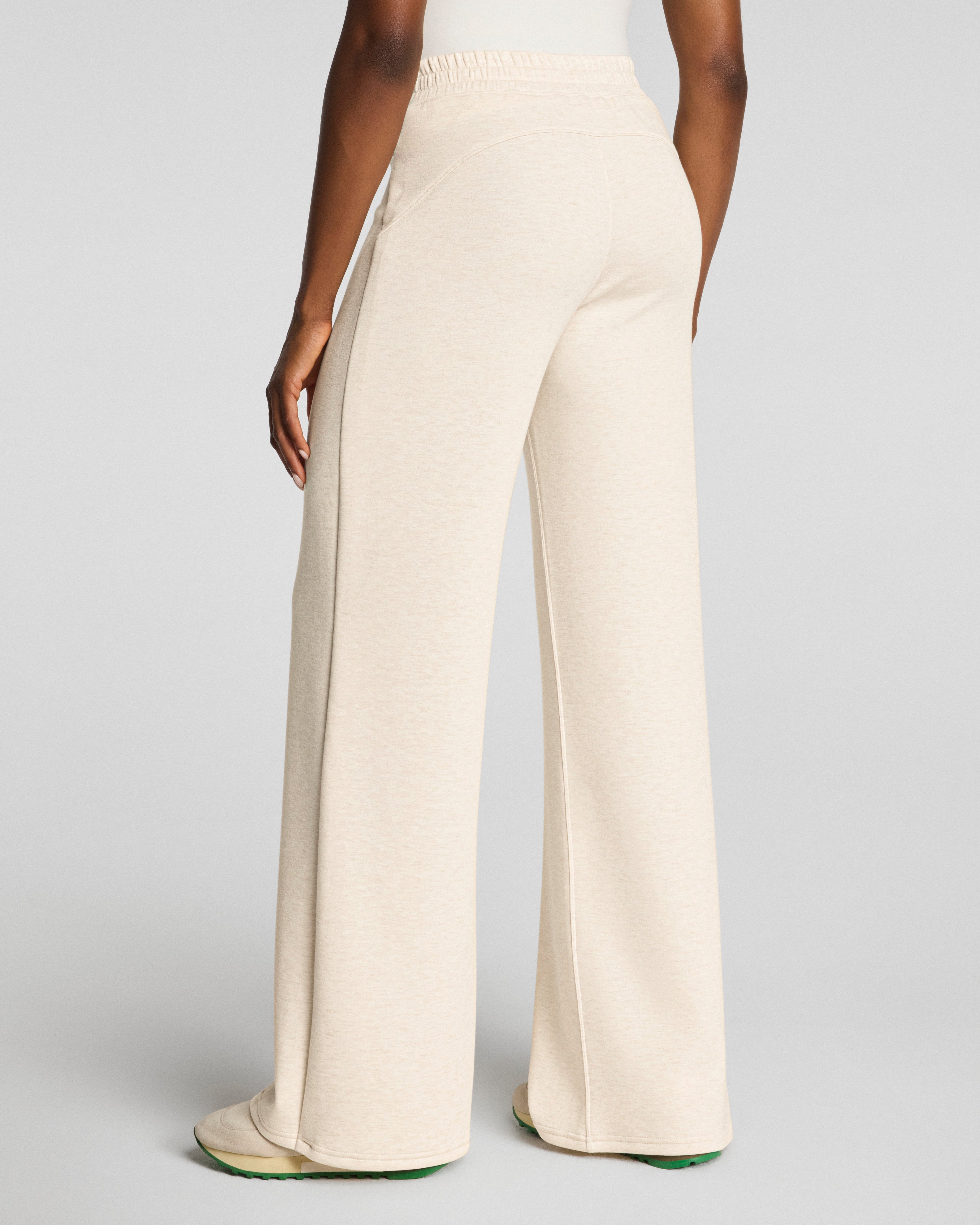 SPANX AirEssentials® Wide Leg Pant | Oatmeal Heather