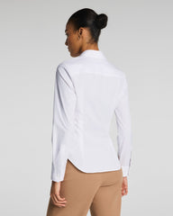 SPANX® Poplin No-Gape Tailored Button Down | Classic White