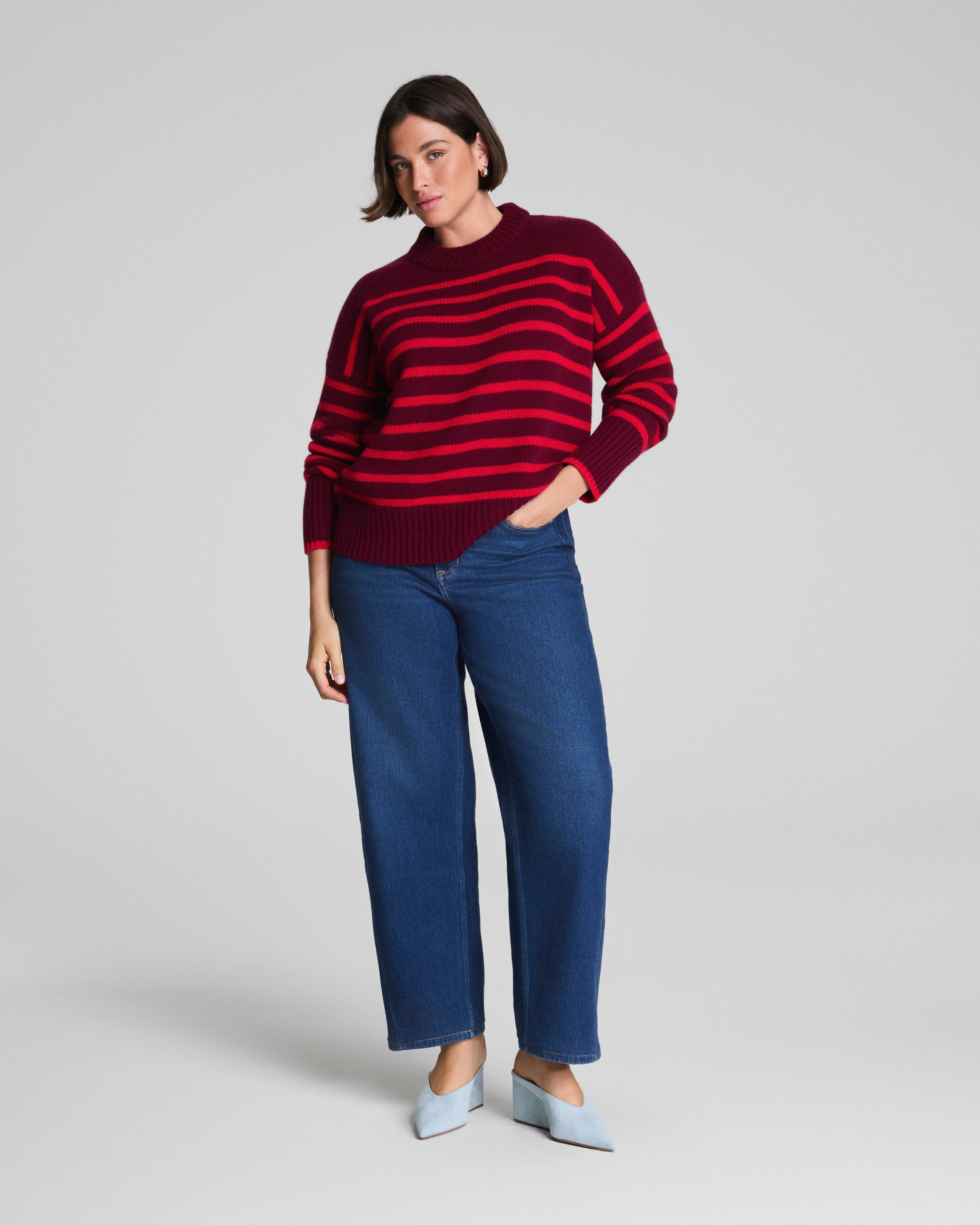 La Ligne Marin Sweater | SPANX® Red/Cassis