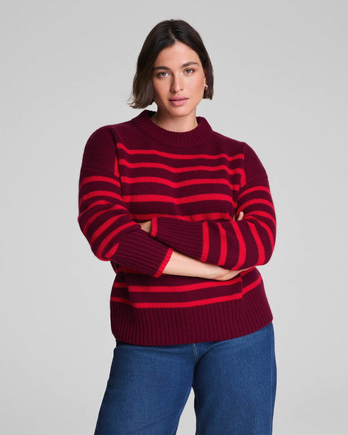 La Ligne Marin Sweater | SPANX® Red/Cassis