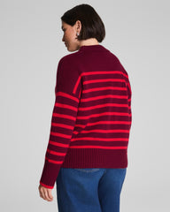 La Ligne Marin Sweater | SPANX® Red/Cassis
