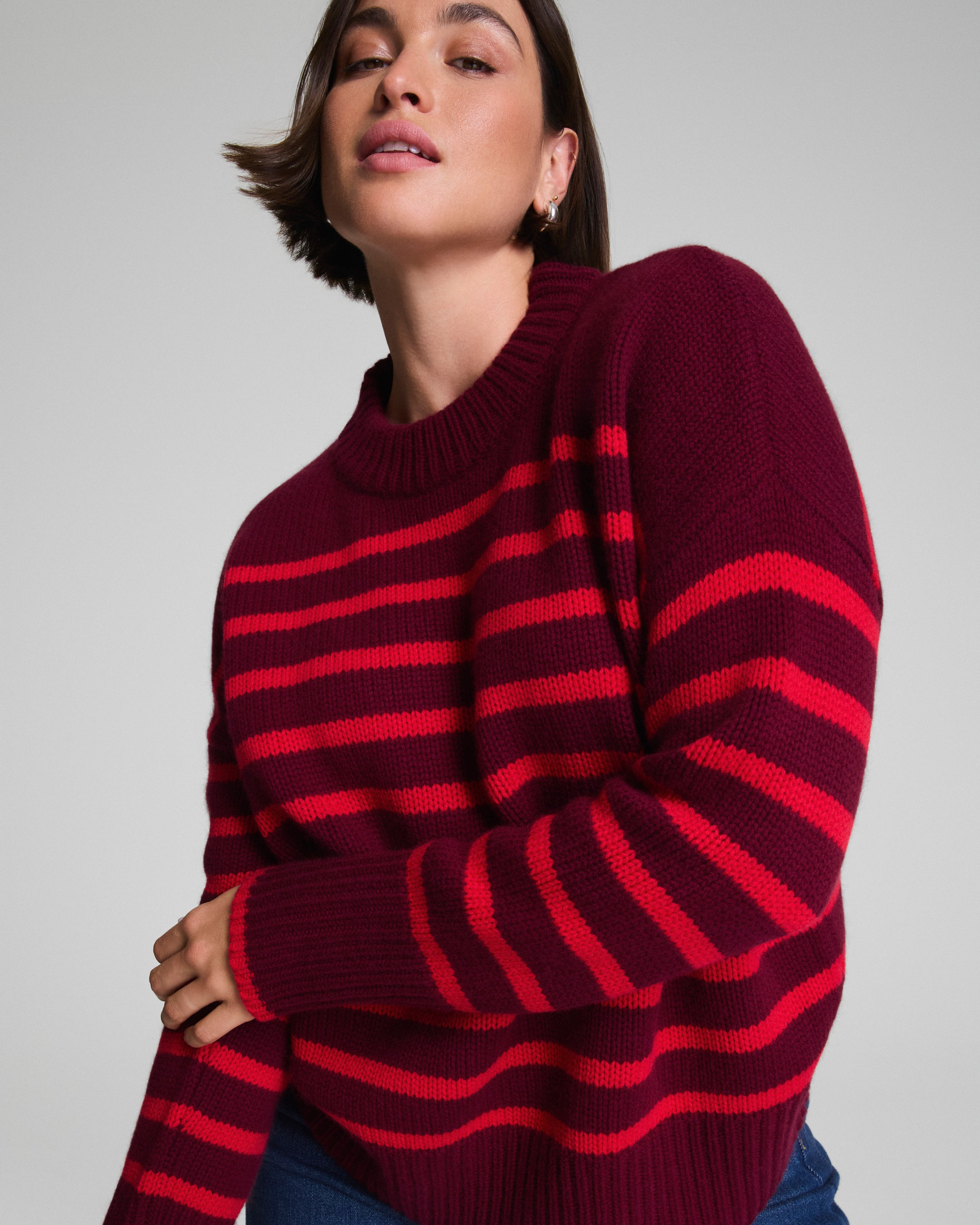 La Ligne Marin Sweater | SPANX® Red/Cassis