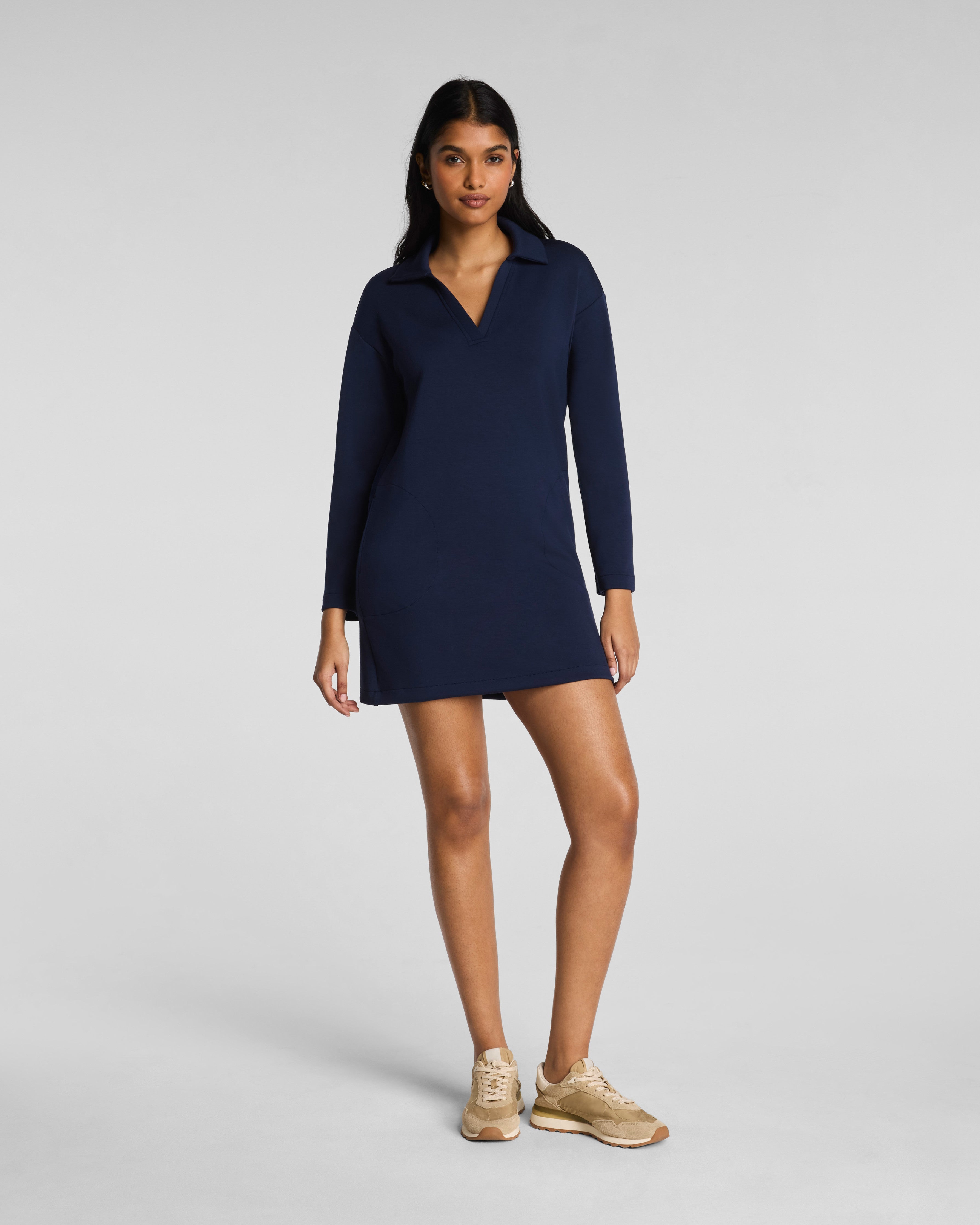 SPANX AirEssentials® Polo Long Sleeve Dress