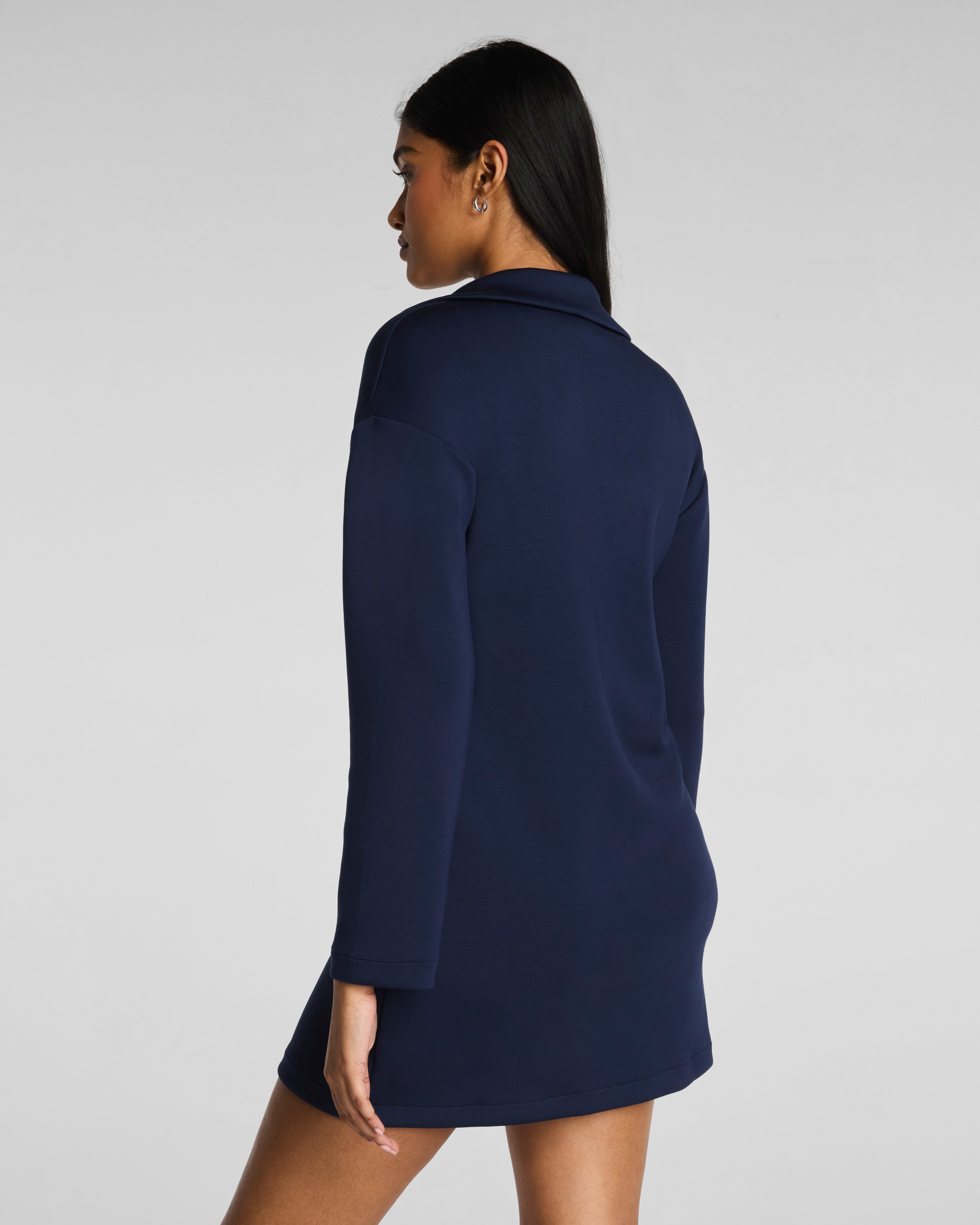 SPANX AirEssentials® Polo Long Sleeve Dress | Timeless Navy
