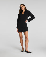 SPANX AirEssentials® Polo Long Sleeve Dress | Very Black