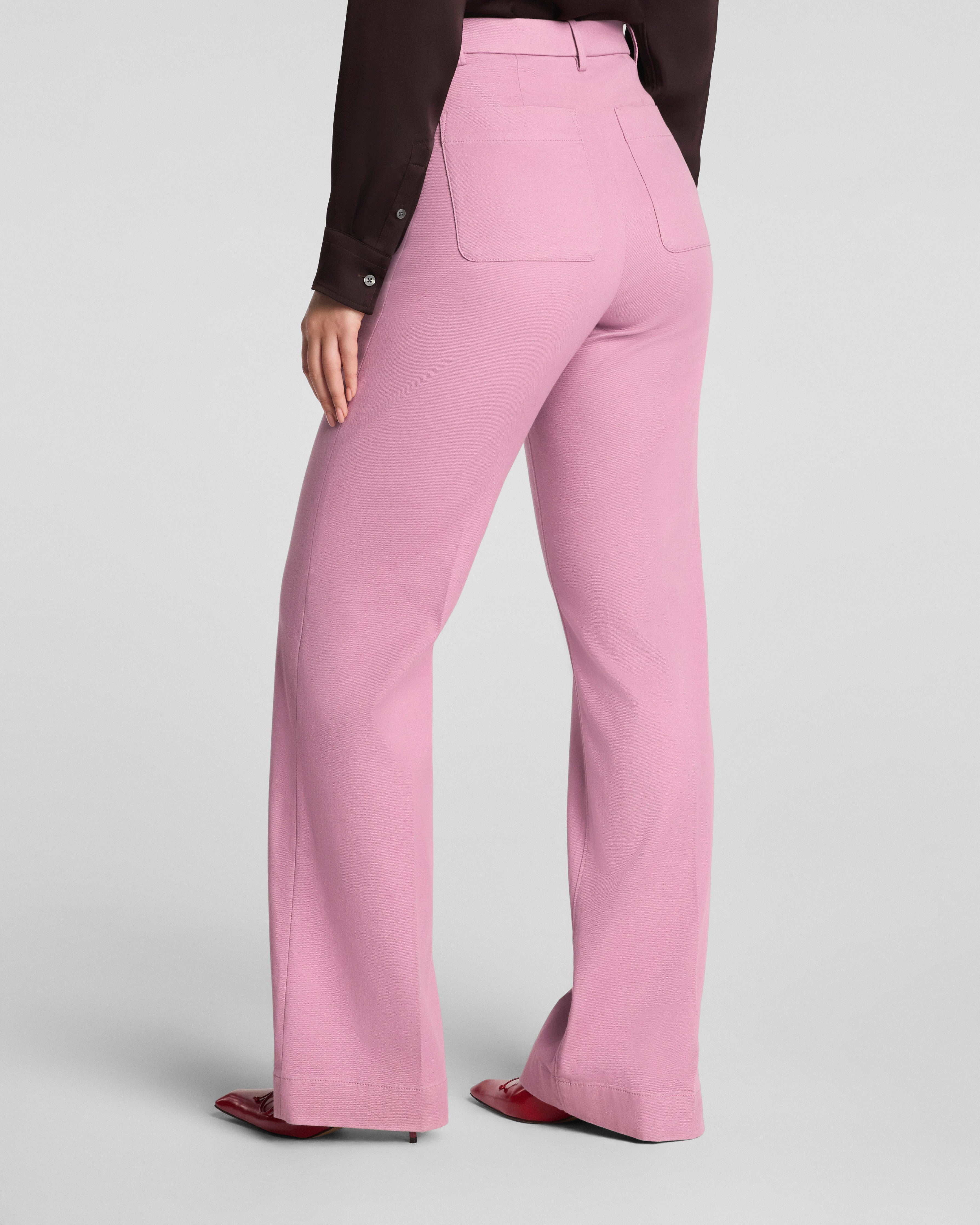 SPANXsupersmooth™ Stretch Twill Easy Flare Pant | Rosa
