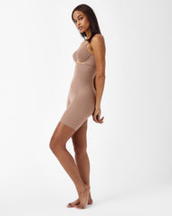 SPANXsculpt™ Seamless Power High-Waisted Mid-Thigh Short | Cafe Au Lait