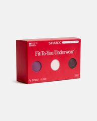 SPANXsmooth™ Fit-To-You Thong 3-Pack Box | Prune/Rosebud/Dark Cacao
