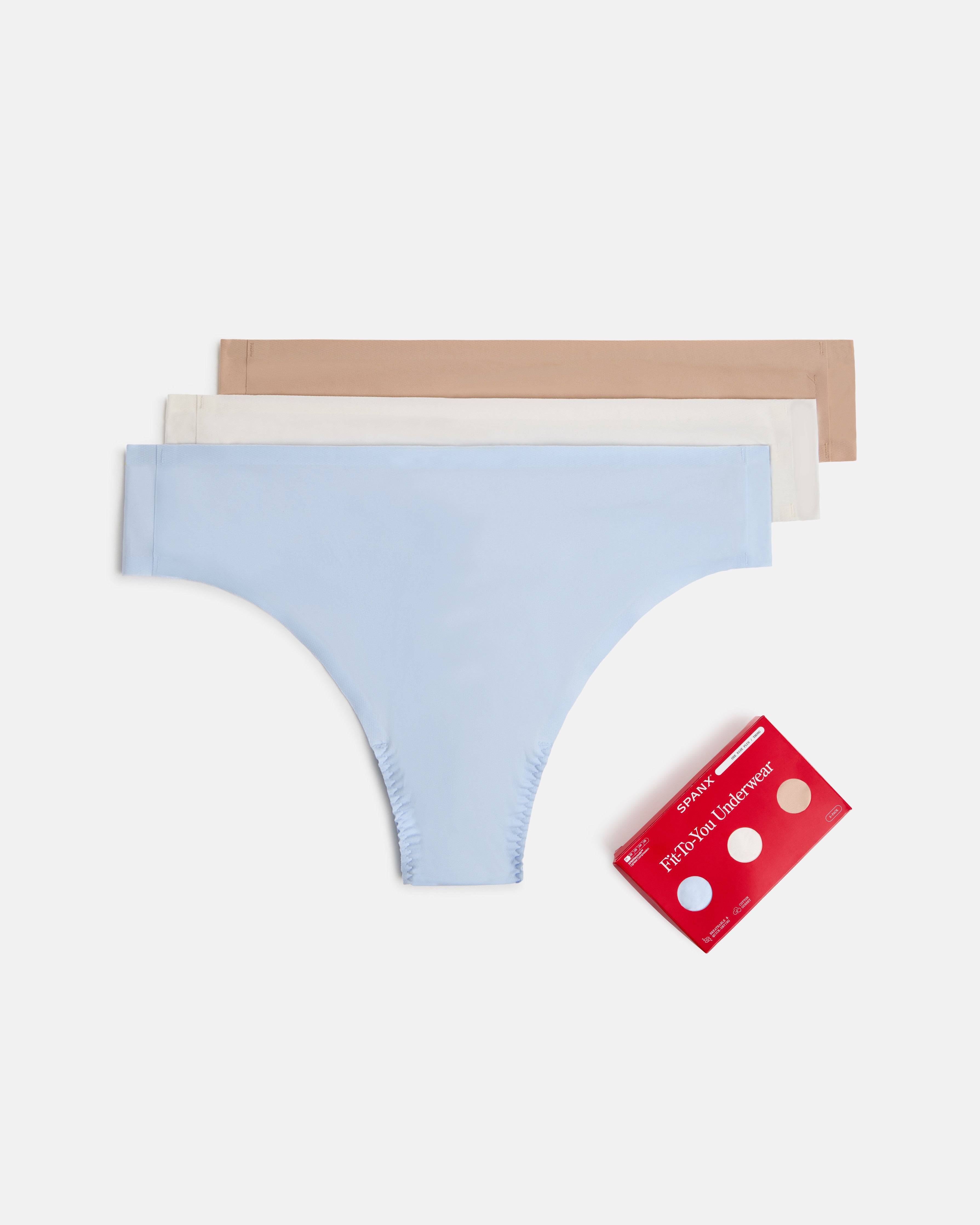 SPANXsmooth™ Fit-To-You Thong 3-Pack Box