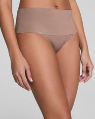 SPANXsupersmooth™ Undie-tectable® Supima® Cotton Thong | Cafe Au Lait