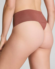 SPANXsupersmooth™ Undie-tectable® Supima® Cotton Thong | Rose Smoke