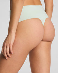 SPANXsupersmooth™ Undie-tectable® Supima® Cotton Thong | Sea Glass