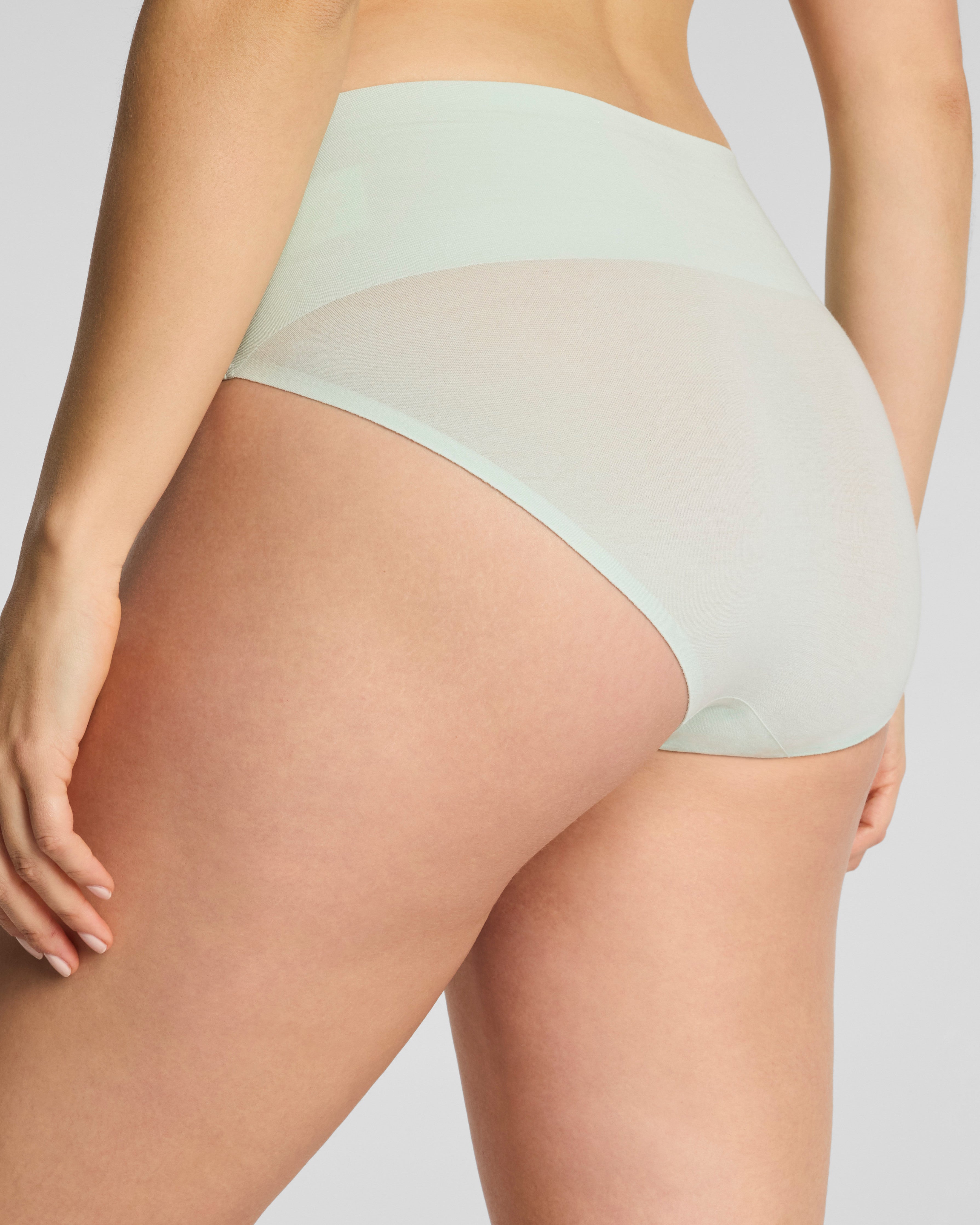 SPANXsupersmooth™ Undie-tectable® Supima® Cotton Hi-Leg Brief | Sea Glass