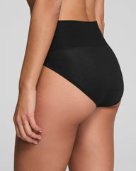 SPANXsupersmooth™ Undie-tectable® Supima® Cotton Hi-Leg Brief | Very Black