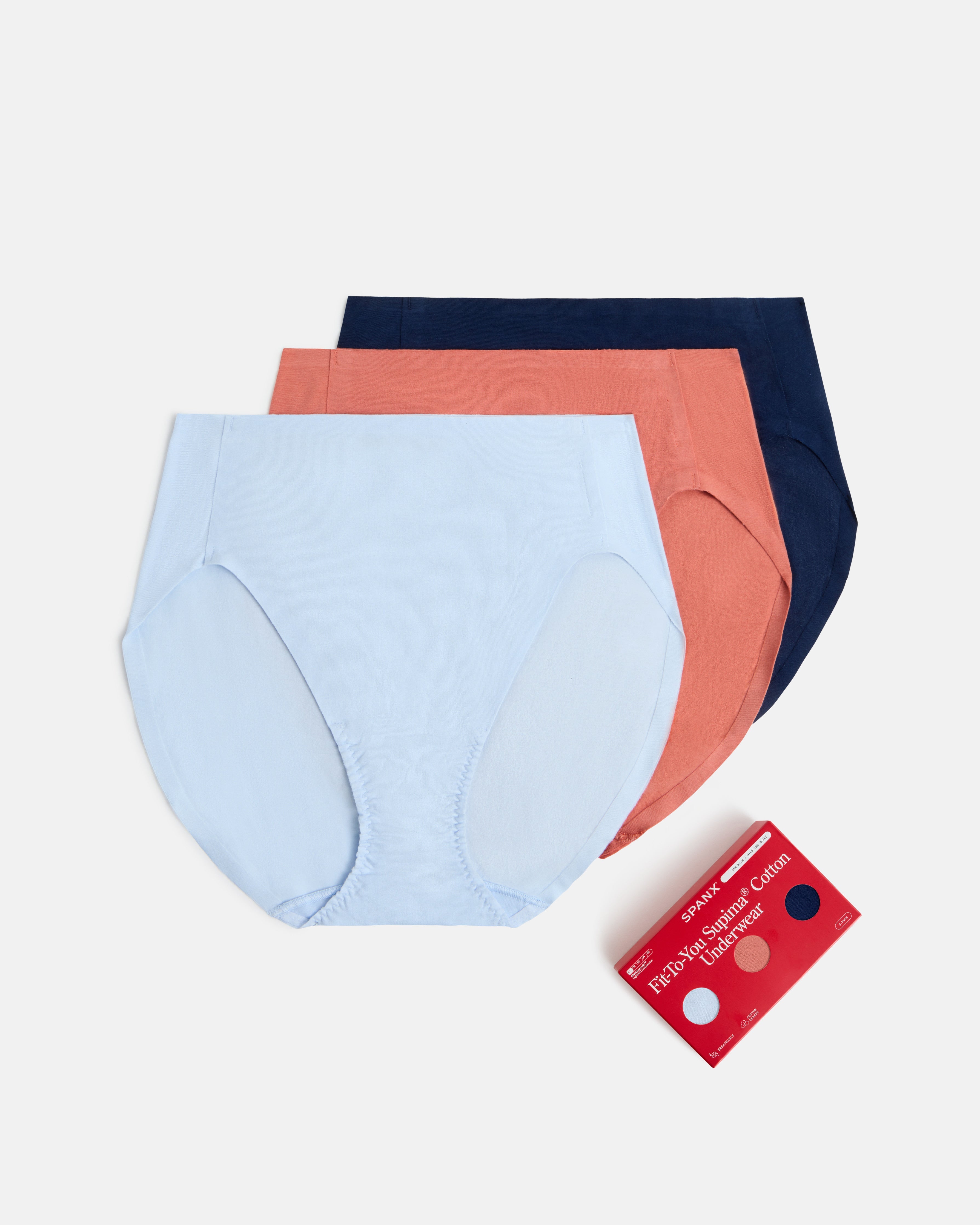 SPANXsmooth™ Fit-To-You Supima® Cotton Brief 3-Pack