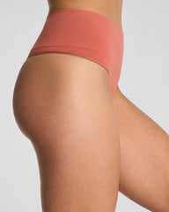 SPANXshape™ ExtraOrdinary Supima® Cotton Thong | Clay