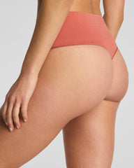 SPANXshape™ ExtraOrdinary Supima® Cotton Thong | Clay