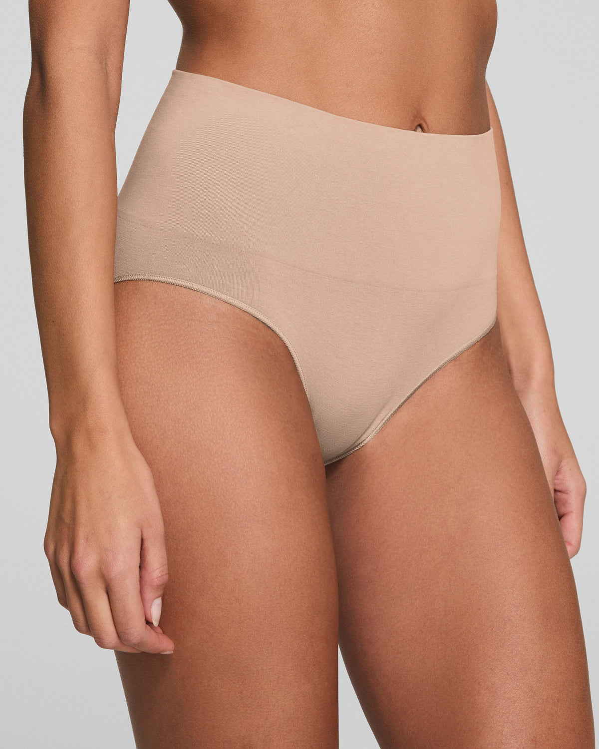 SPANXshape™ ExtraOrdinary Supima® Cotton Brief | Toasted Oatmeal