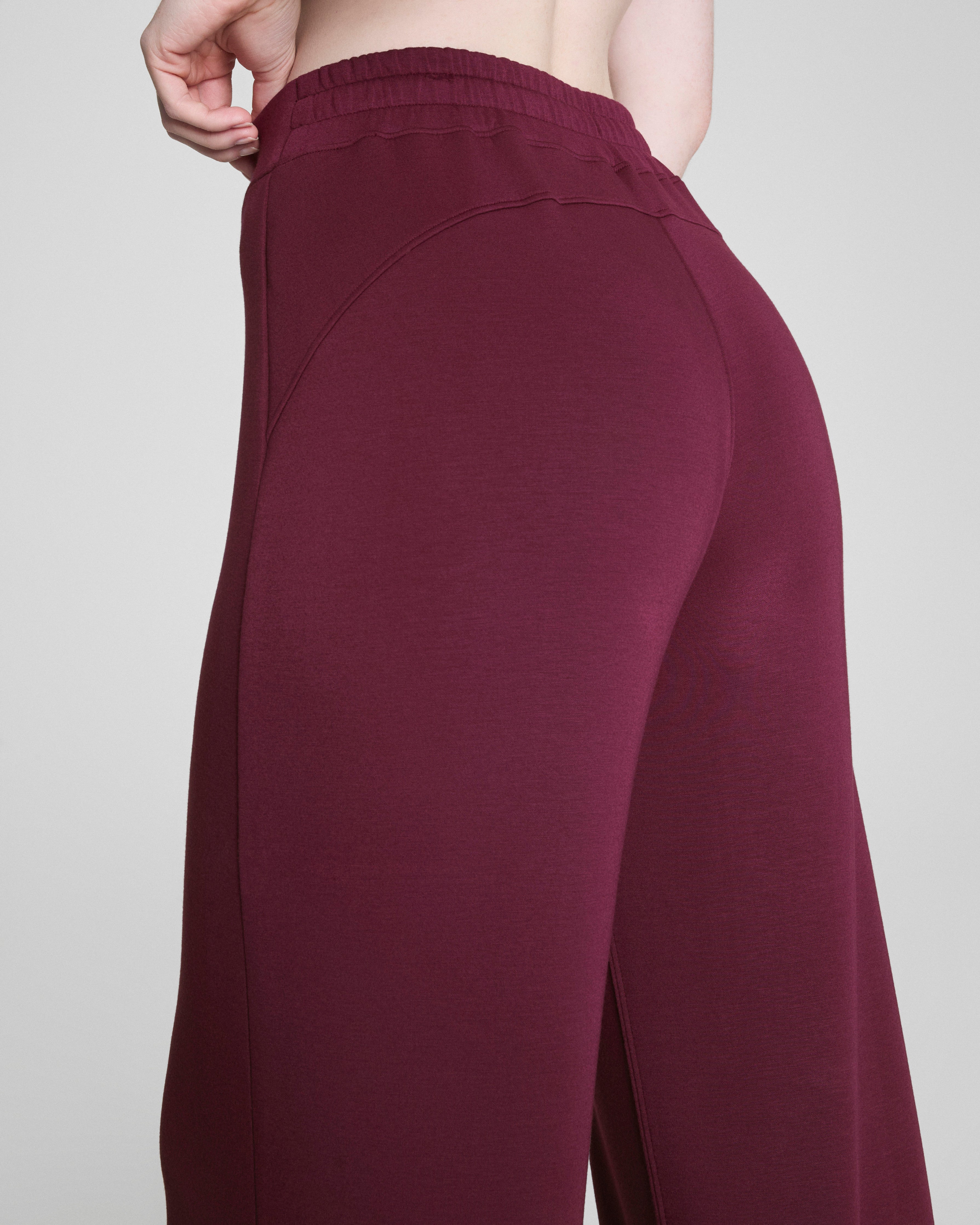 SPANX AirEssentials® Wide Leg Pant | Plum Berry