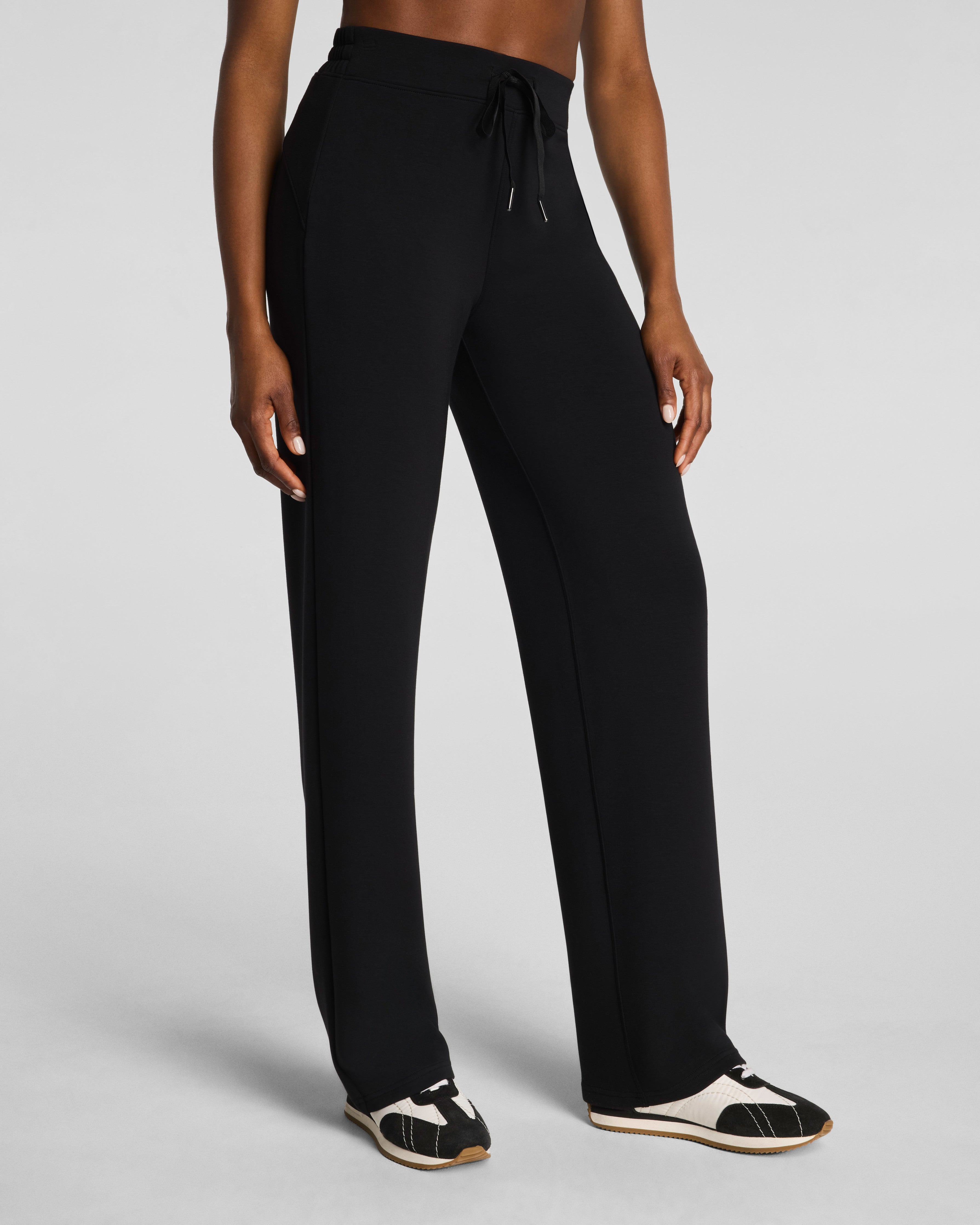 SPANX AirEssentials® Straight Leg Pant | Very Black