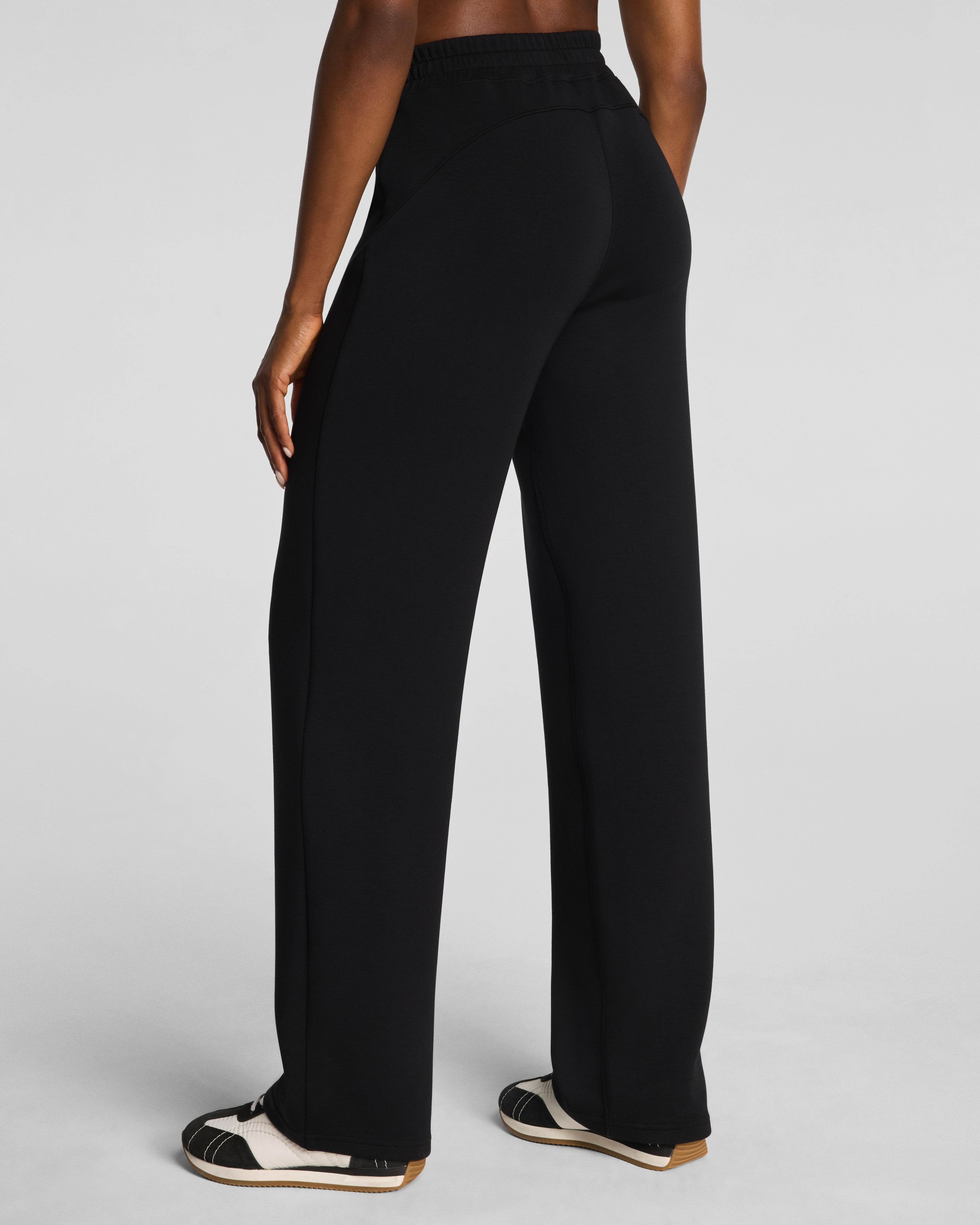 SPANX AirEssentials® Straight Leg Pant | Very Black