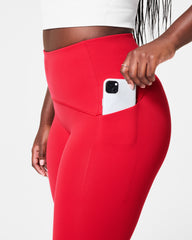 SPANXshape™ Booty Boost® Side Pocket Leggings | SPANX® Red