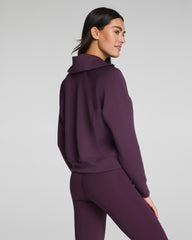 SPANX AirEssentials® Half Zip | Blackberry