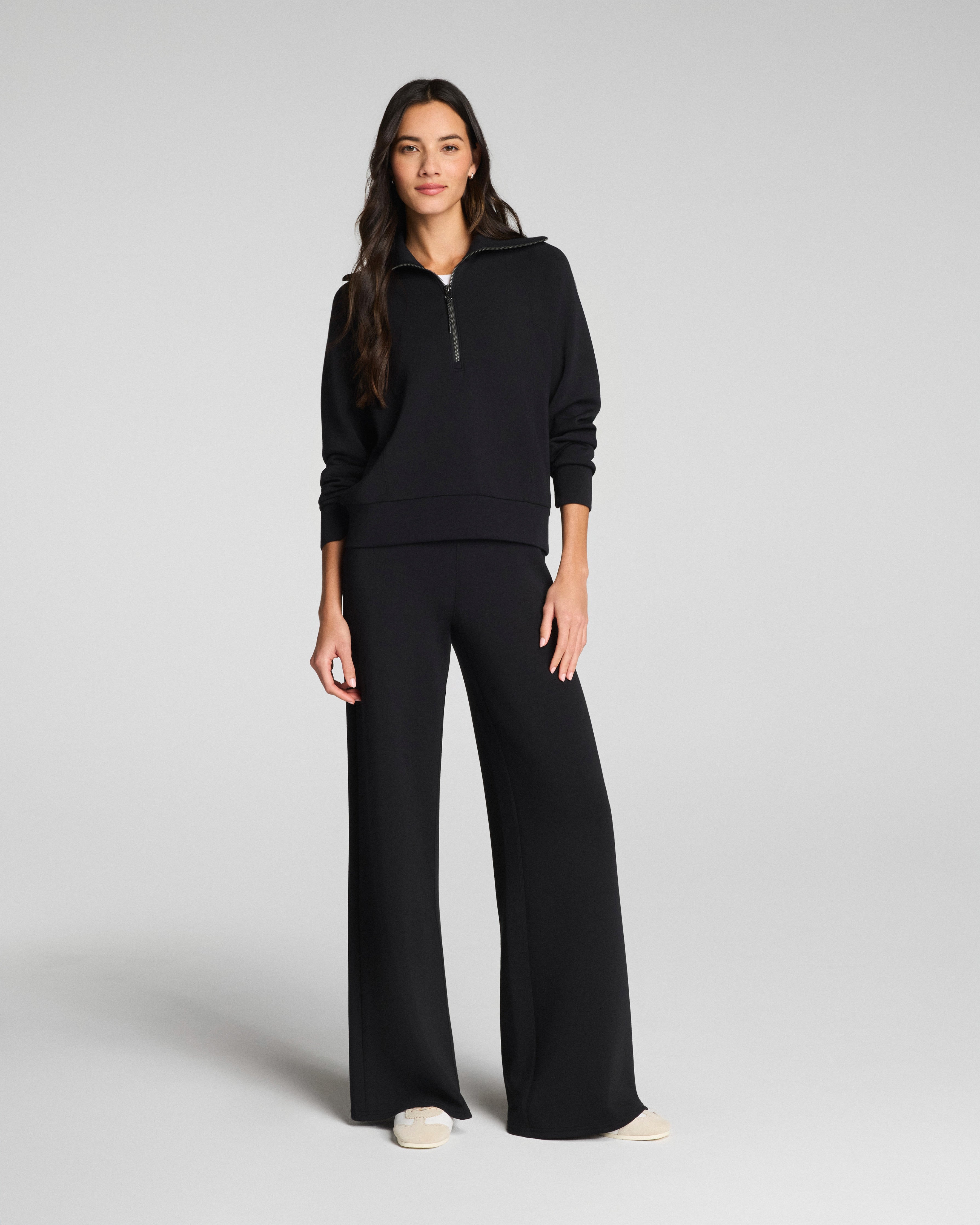 SPANX AirEssentials® Wide Leg Pant | Very Black