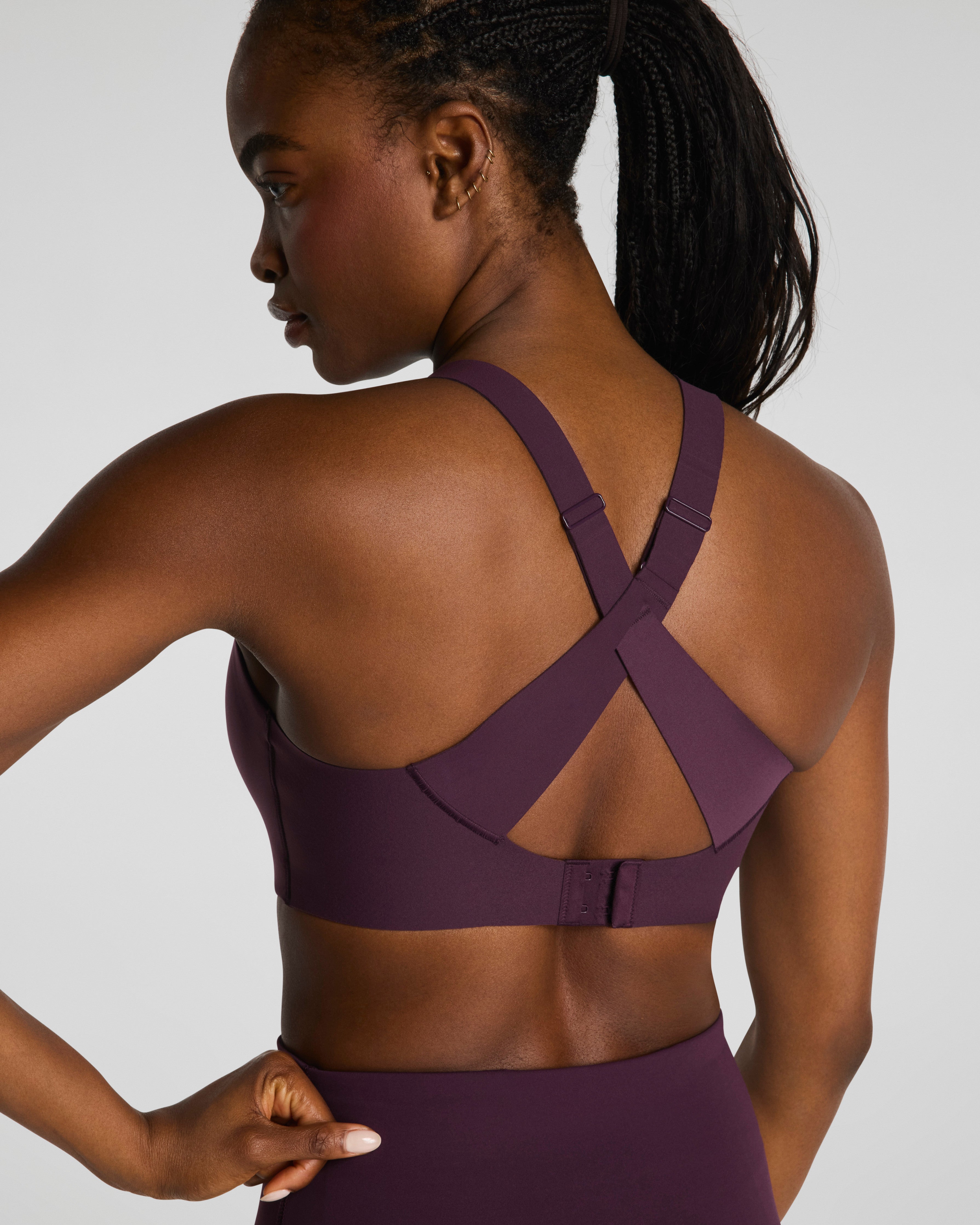 SPANX® BoostUp Medium Impact Sports Bra | Blackberry