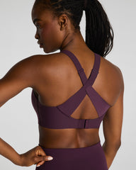 SPANX® BoostUp Medium Impact Sports Bra | Blackberry