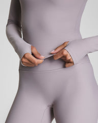 SPANX® OnForm Long Sleeve Top | Coastal Fog