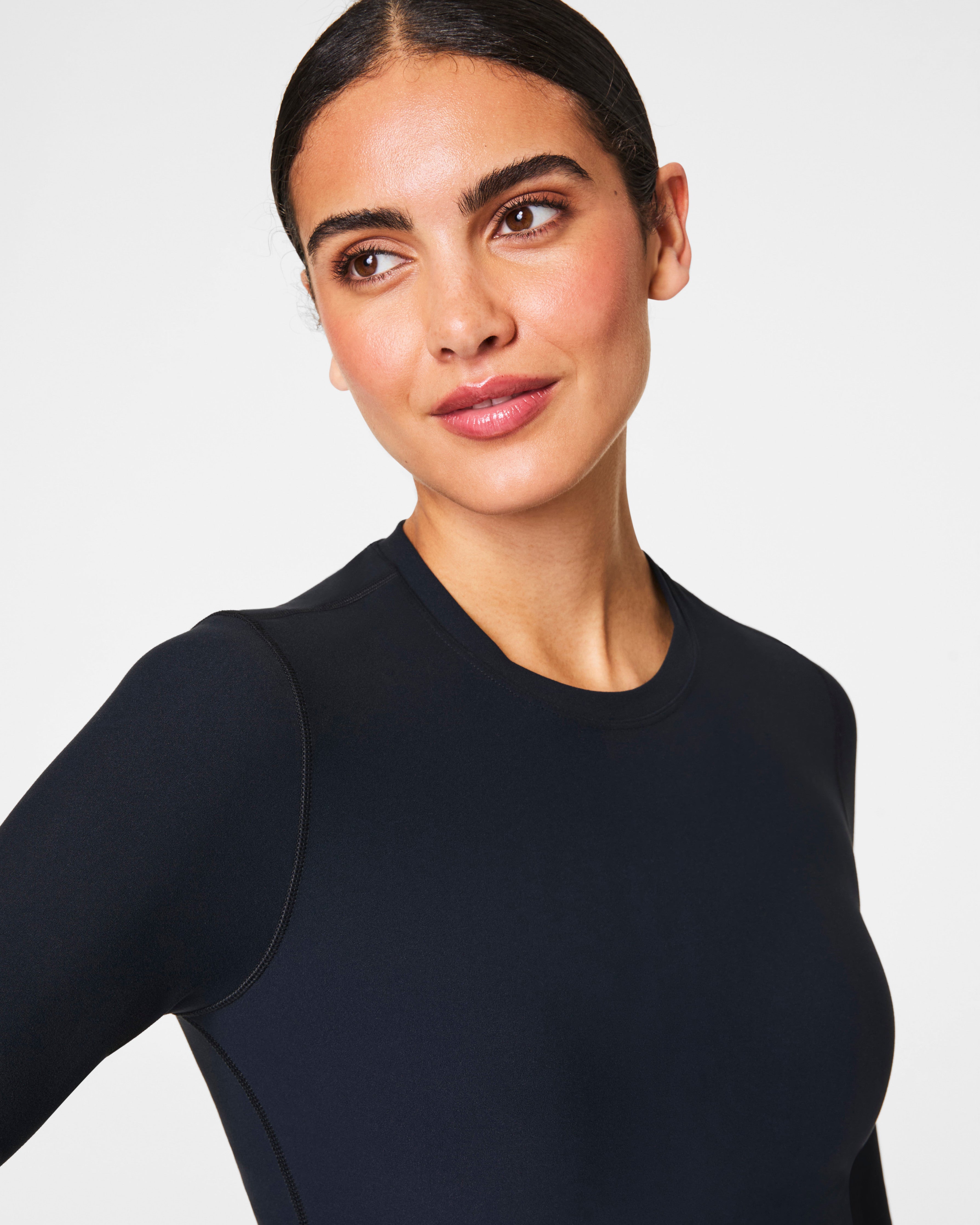 SPANX® OnForm Long Sleeve Top | Very Black