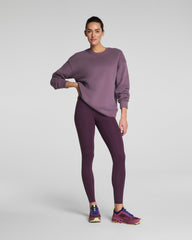 SPANXshape™ BodyLine Full-Length Leggings with Mid-Tummy Compression | Blackberry