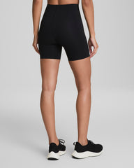 SPANXshape™ BodyLine Bike Short with Mid-Tummy Compression, 6" | Very Black