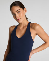 SPANX® BoostUp V-Neck Shelf Tank | Timeless Navy