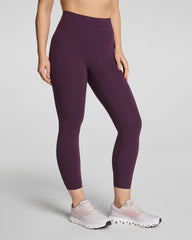 SPANXshape™ BodyLine 7/8 Leggings with Mid-Tummy Compression | Blackberry