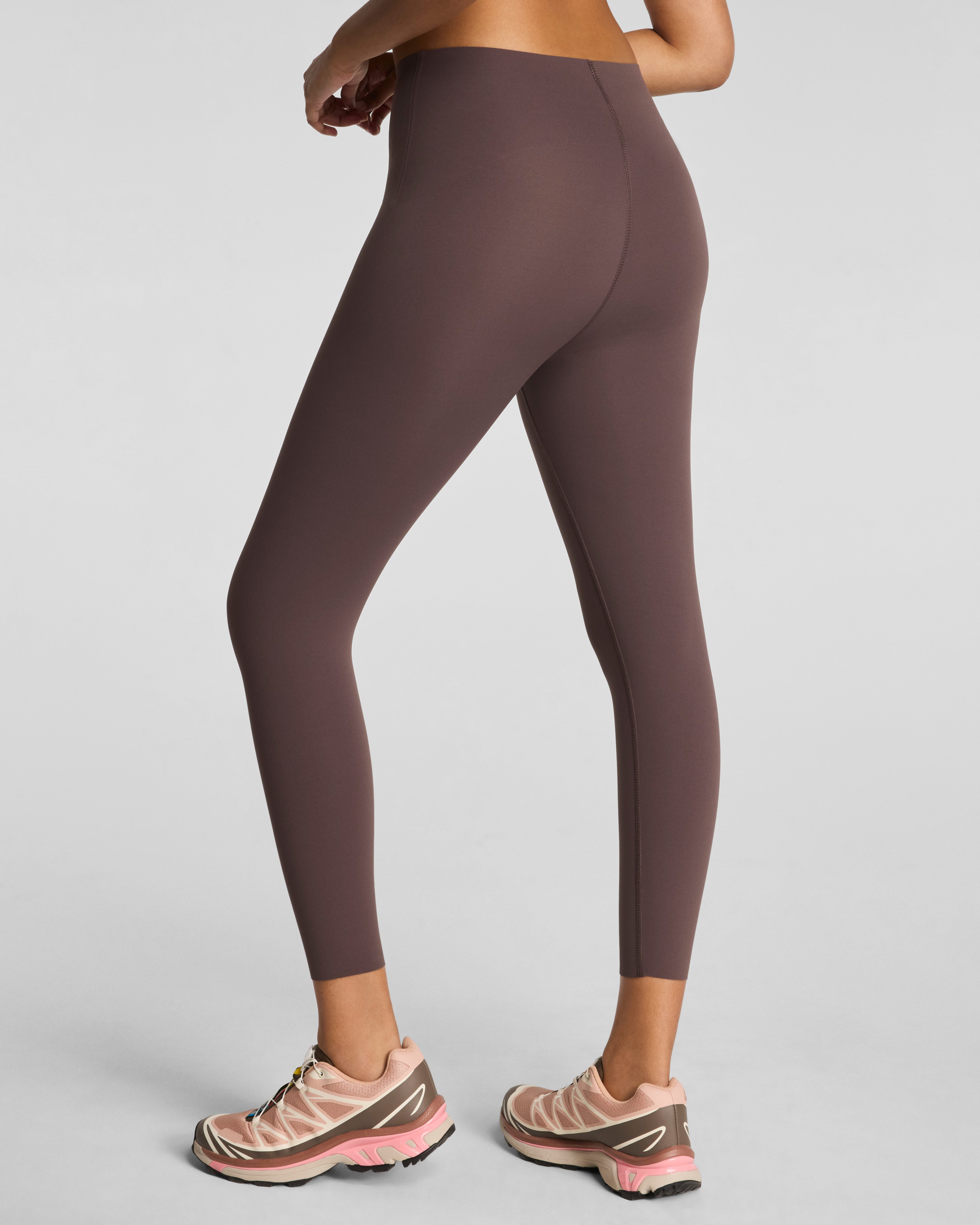 SPANXshape™ BodyLine 7/8 Leggings with Mid-Tummy Compression | Dark Cacao