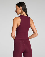 SPANX® BoostUp Square Neck Shelf Tank | Cassis