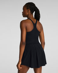 SPANX® BodyLine High Neck Cropped Tank with FlexForm Cups | Very Black