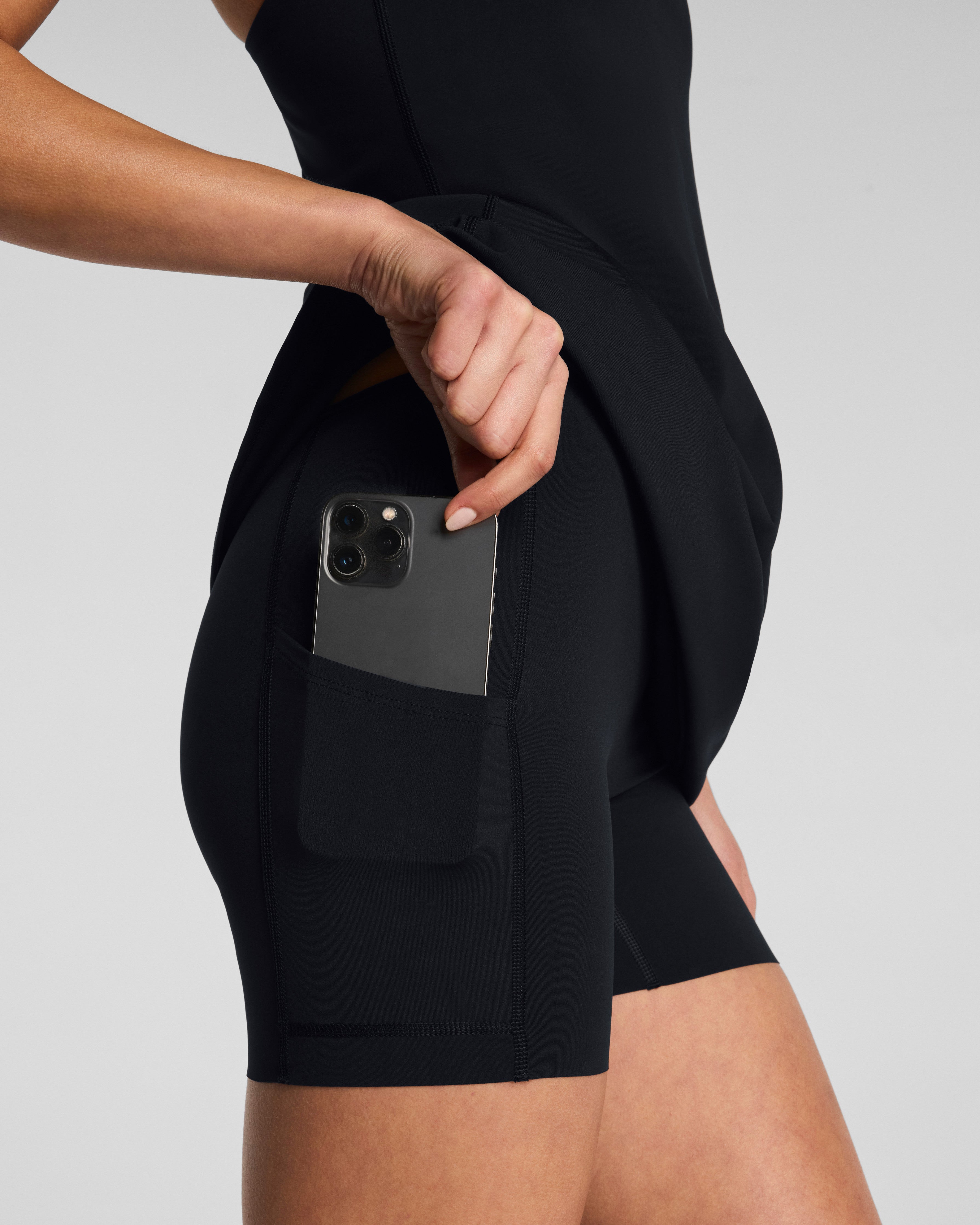 SPANXshape™ BoostUp Racerback Dress | Very Black