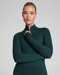 SPANX® Get Moving Brushed Contour Half Zip | Meridian
