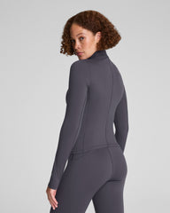 SPANX® Get Moving Brushed Contour Half Zip | Storm