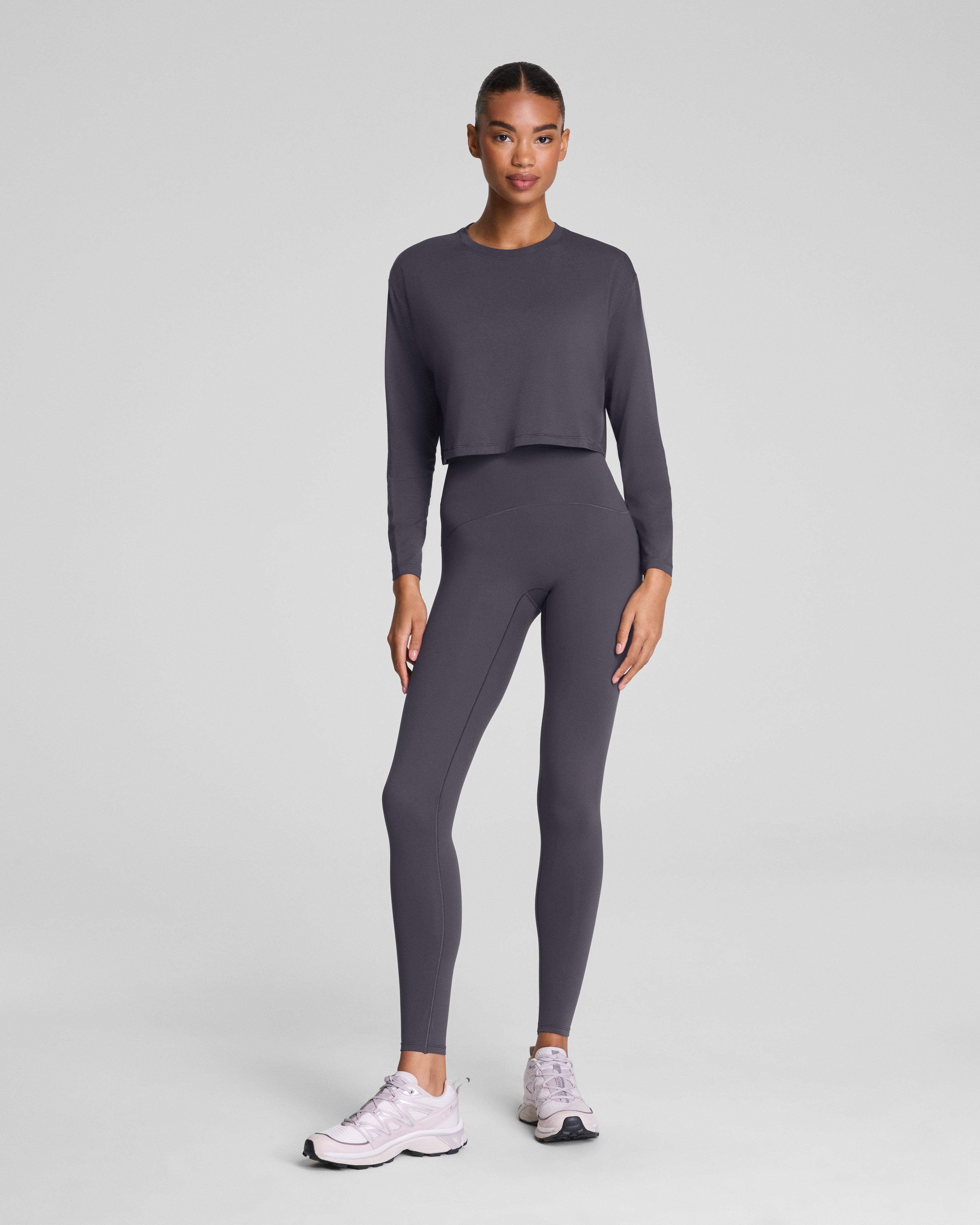 SPANXshape™ Booty Boost® Brushed Full-Length Leggings | Storm