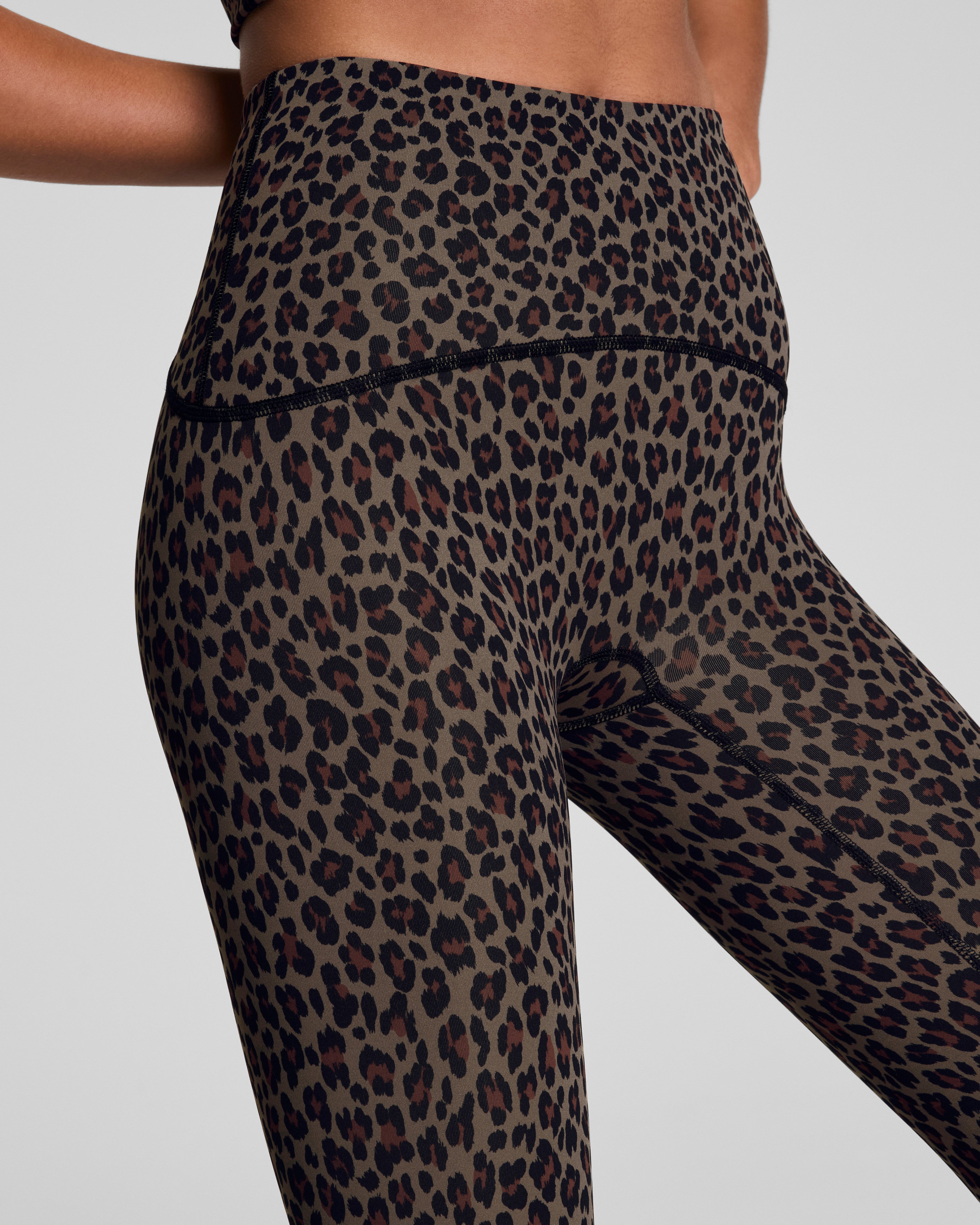SPANXshape™ Booty Boost® Leopard Print 7/8 Leggings | Leopard Print