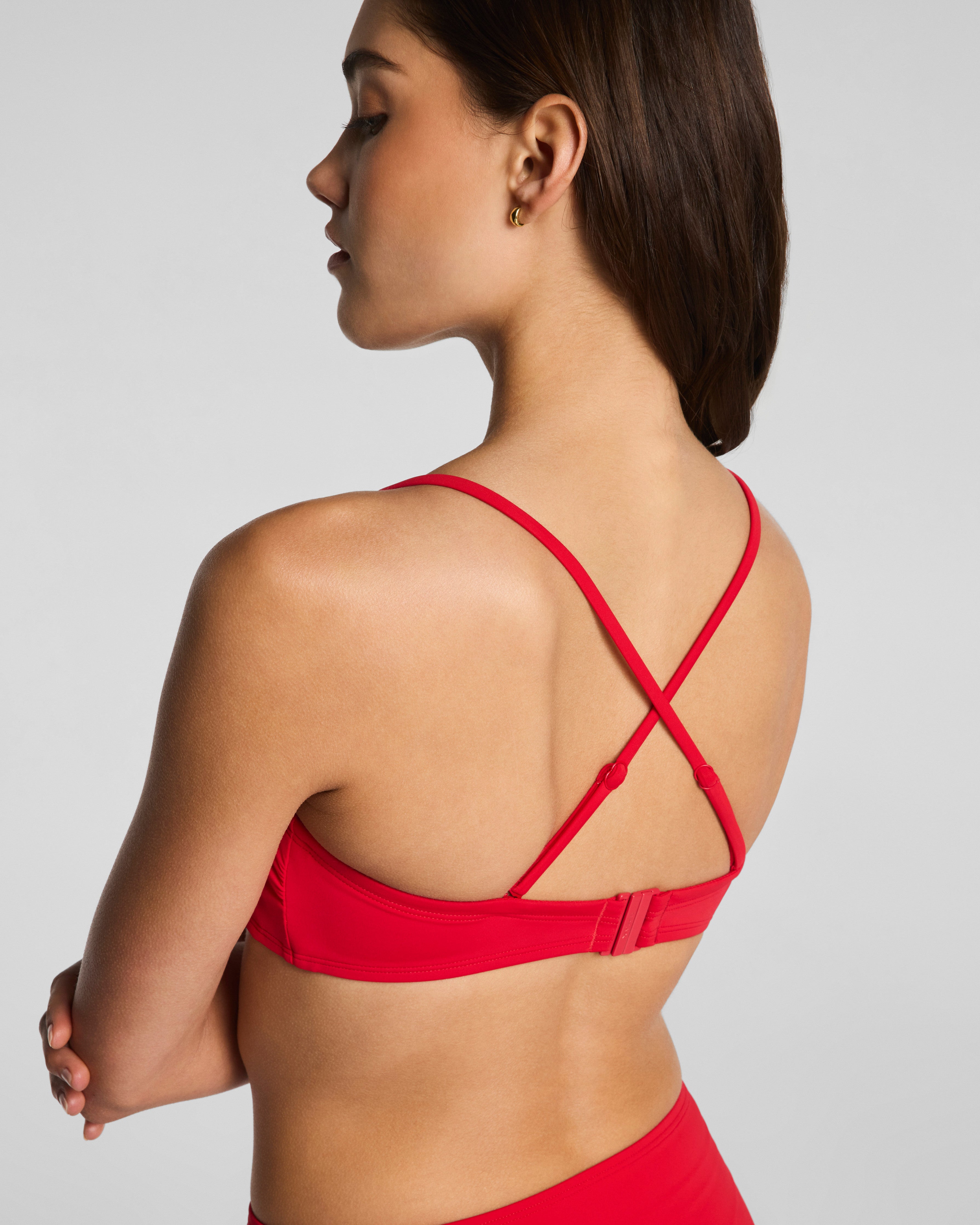 SPANXsmooth™ Swim Bandeau Bikini Top | SPANX® Red